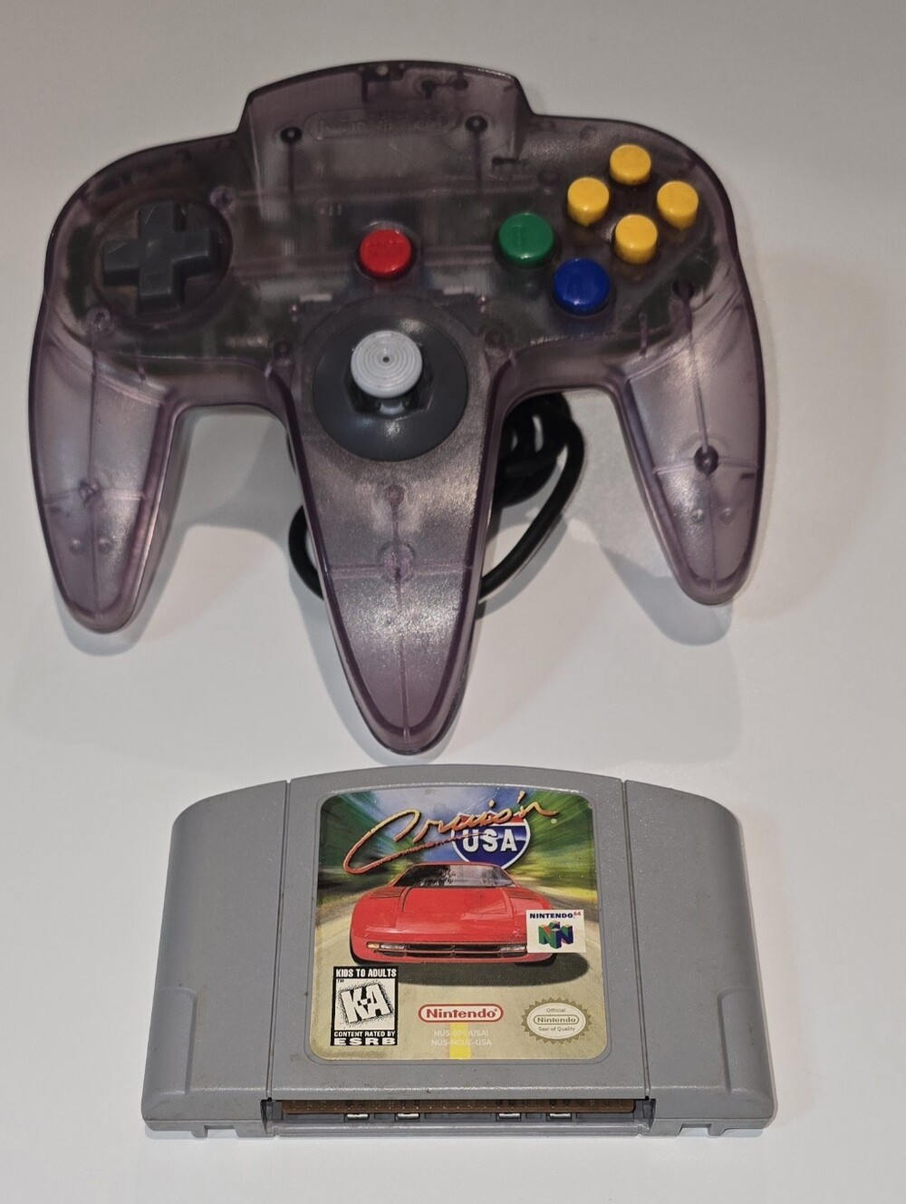 Nintendo 64 Controller and Game